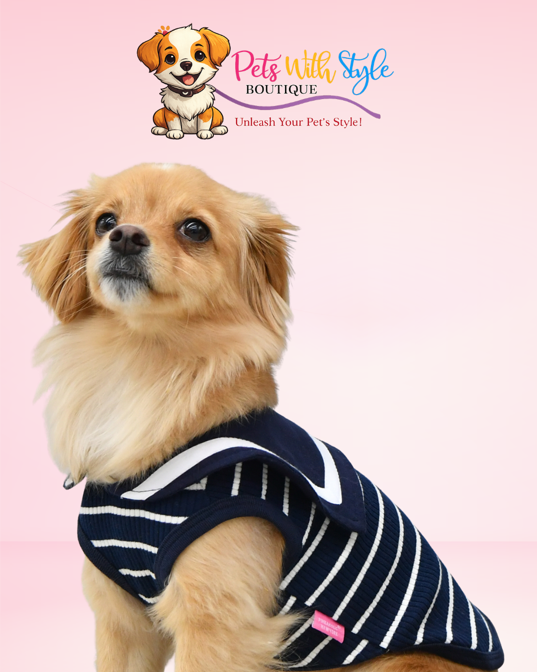 Pinkaholic Cordelia Köpek Kıyafeti – Klasik Zarifliğin Evcil Hayvan Kıyafeti