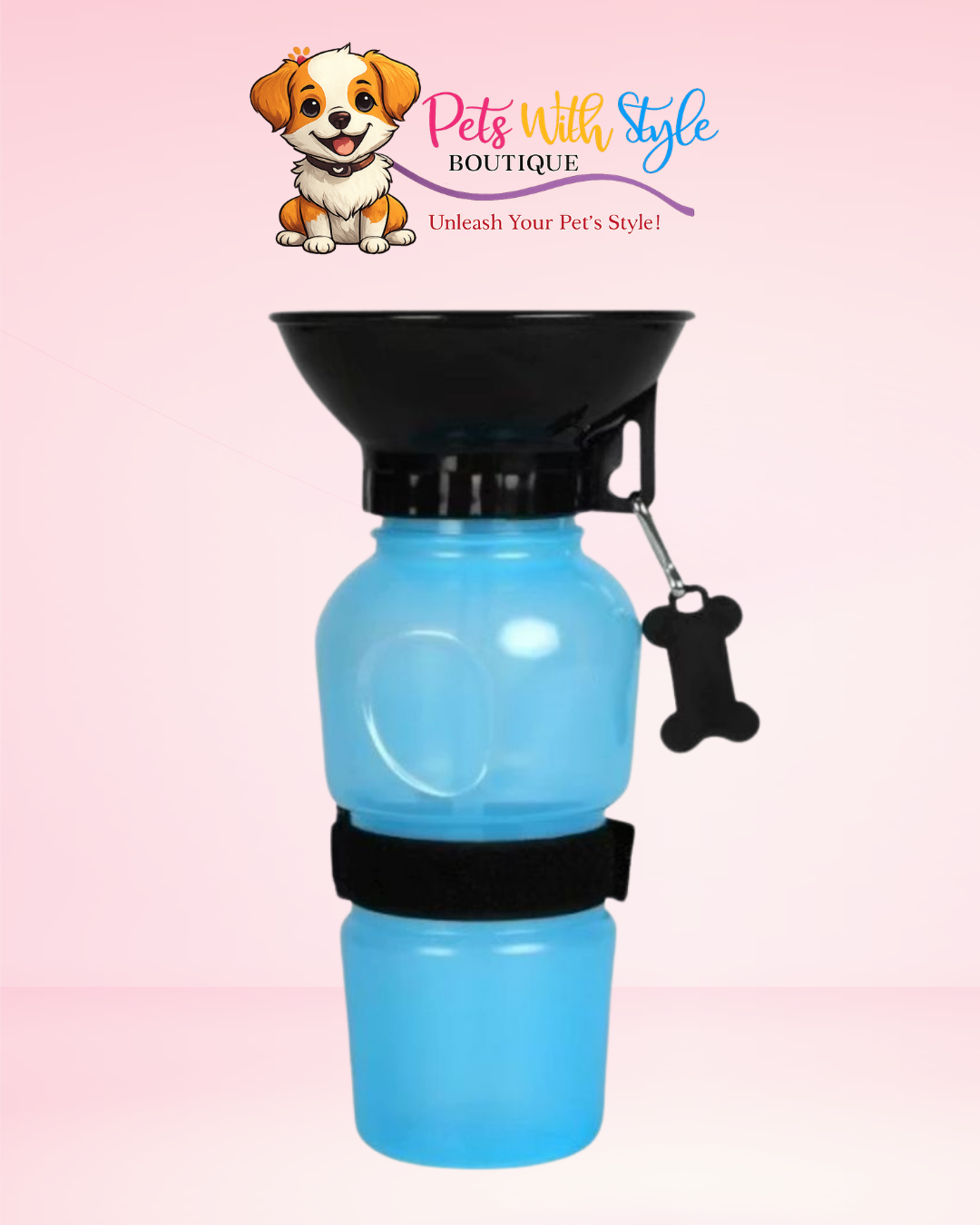 Kedi Köpek Matarası / Suluk / Bilekli / Sıkmalı