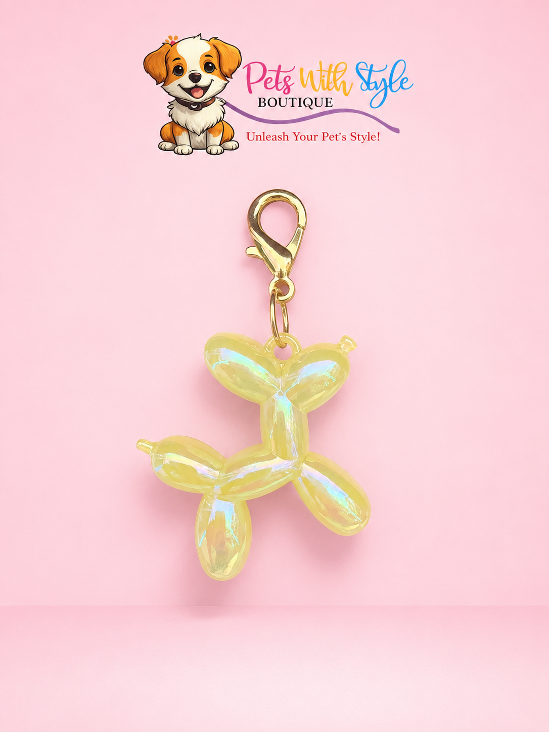 Balon Köpek Anahtarlık Charm