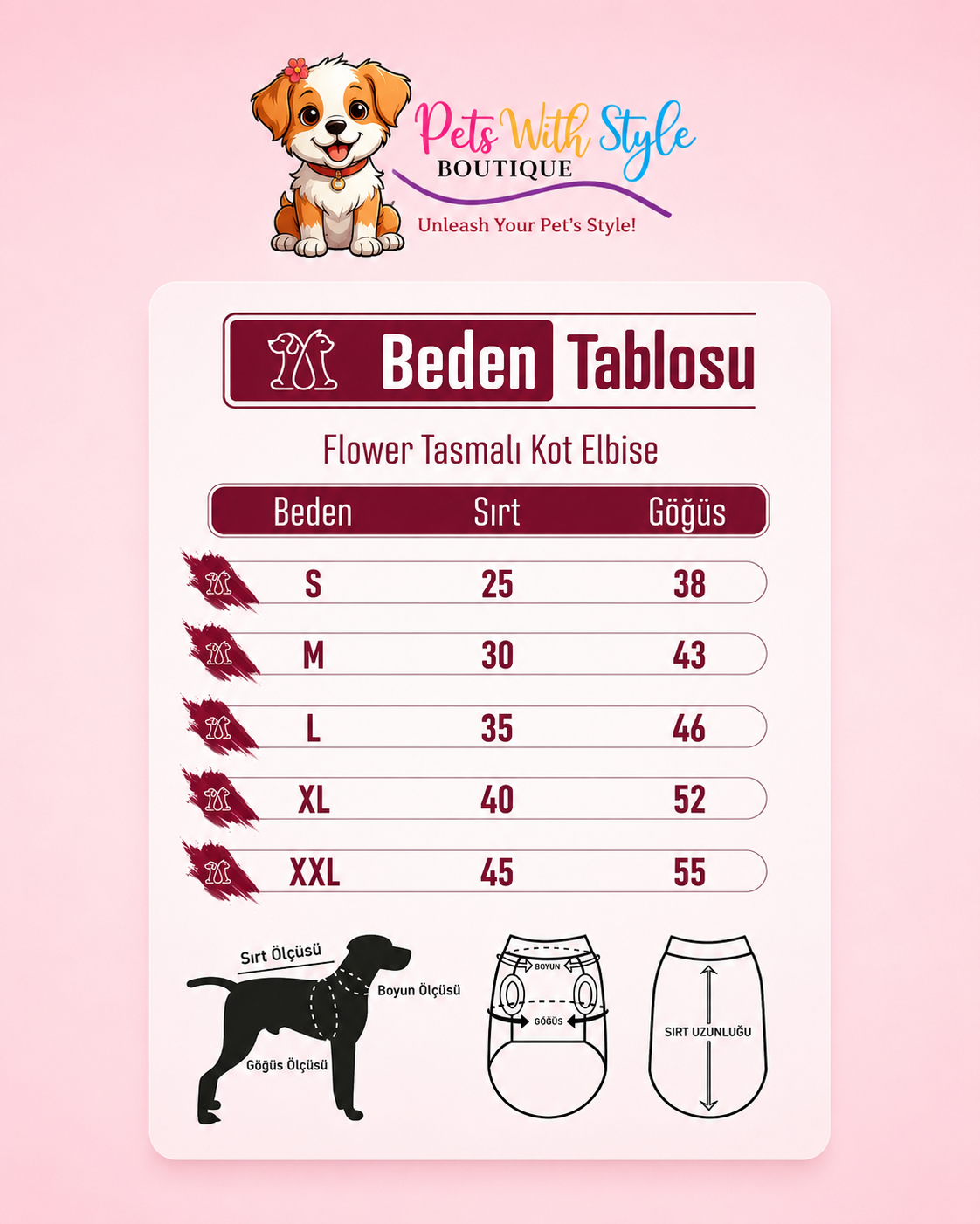 Flower Tasmalı Kot Elbise