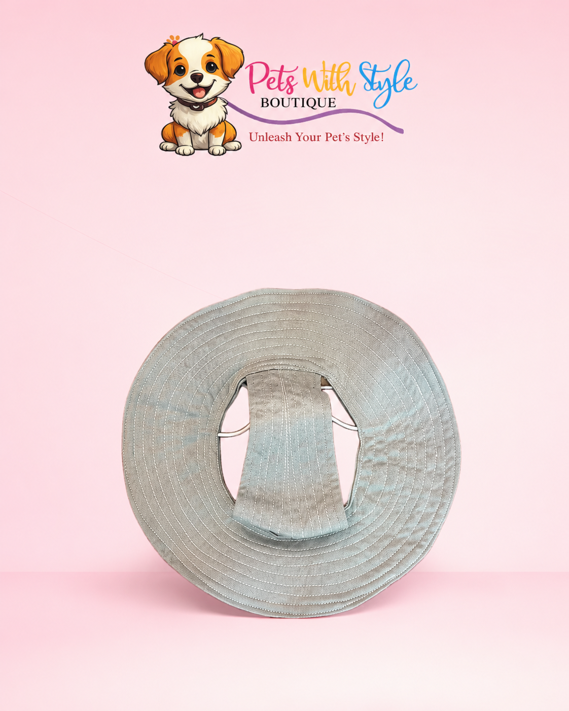 Ayarlanabilir Köpek Şapkası – Mavi