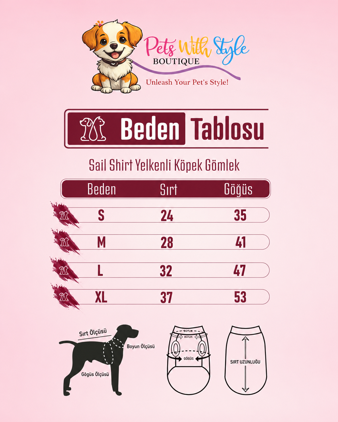 Yelkenli Köpek Gömlek