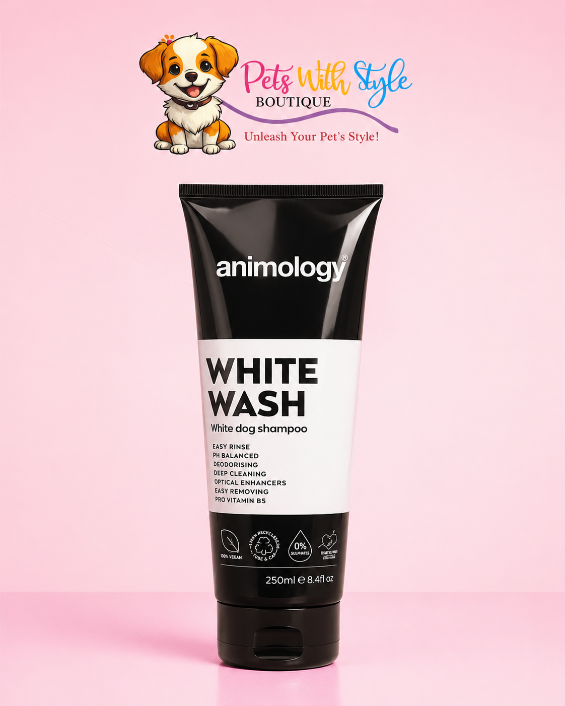 Animology White Wash Beyaz Köpekler İçin Şampuan 250ml