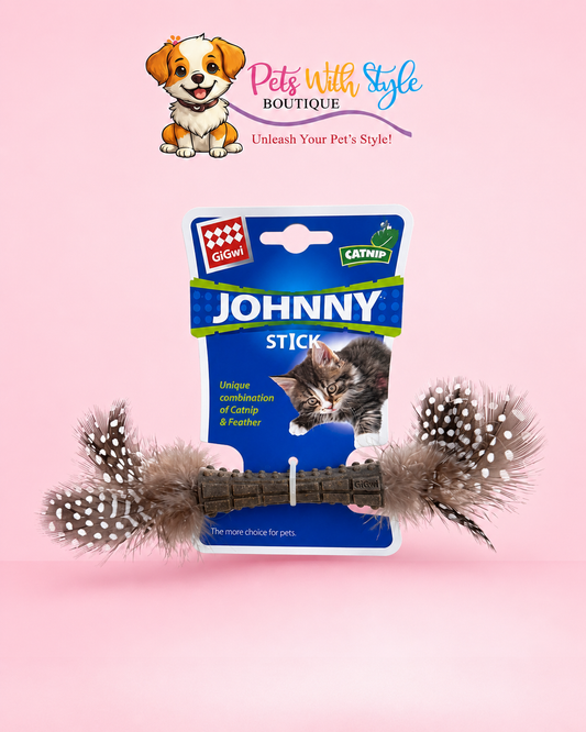 Johnny Stick Catnipli Doğal Tüylü Kedi Oyuncağı