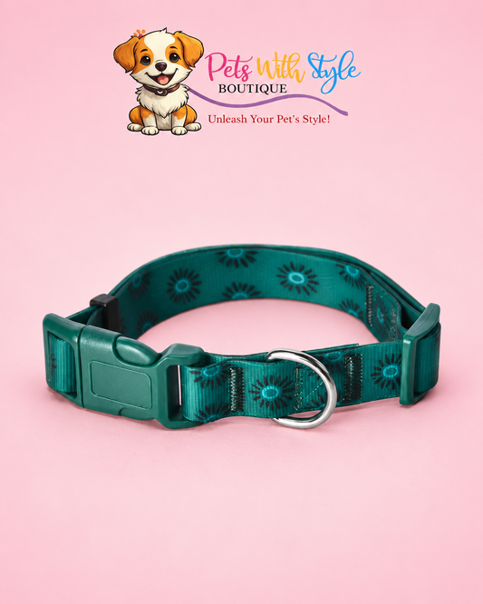 PVC Turkuaz Köpek Boyun Tasması