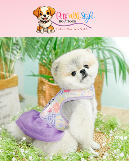 Pinkaholic Evanthe Flirt Harness Köpek Kıyafeti – Koşum Entegreli Feminen Evcil Hayvan Kıyafeti