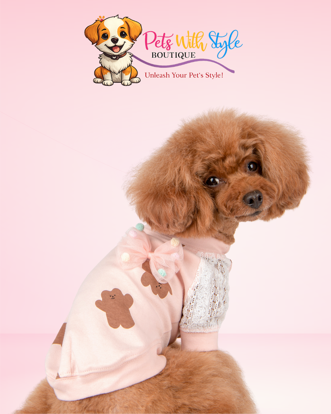 Pinkaholic Millie Köpek Kıyafeti – Sevimli ve Şık Evcil Hayvan Kıyafeti