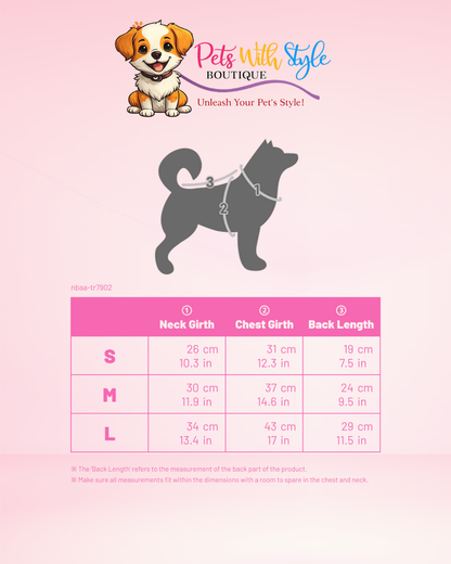 Pinkaholic Ribbony Köpek Kıyafeti – Kurdeleli Feminen Evcil Hayvan Kıyafeti