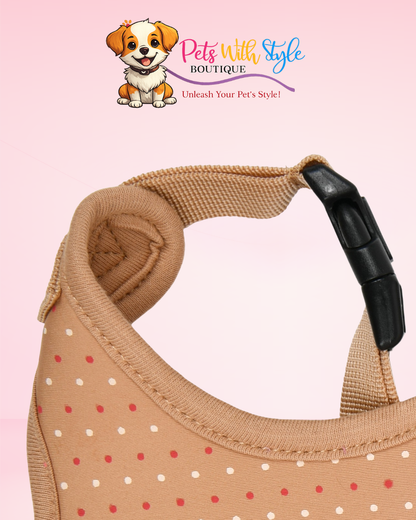 Pinkaholic Mila Ayarlanabilir Göğüs Tasması – Feminen Tasarımlı Köpek Tasması