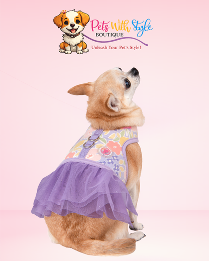 Pinkaholic Evanthe Flirt Harness Köpek Kıyafeti – Koşum Entegreli Feminen Evcil Hayvan Kıyafeti