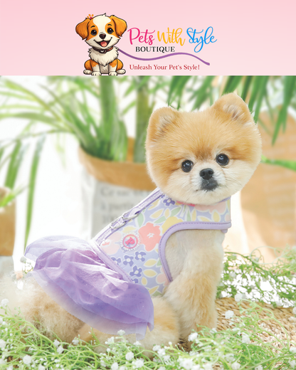 Pinkaholic Evanthe Flirt Harness Köpek Kıyafeti – Koşum Entegreli Feminen Evcil Hayvan Kıyafeti