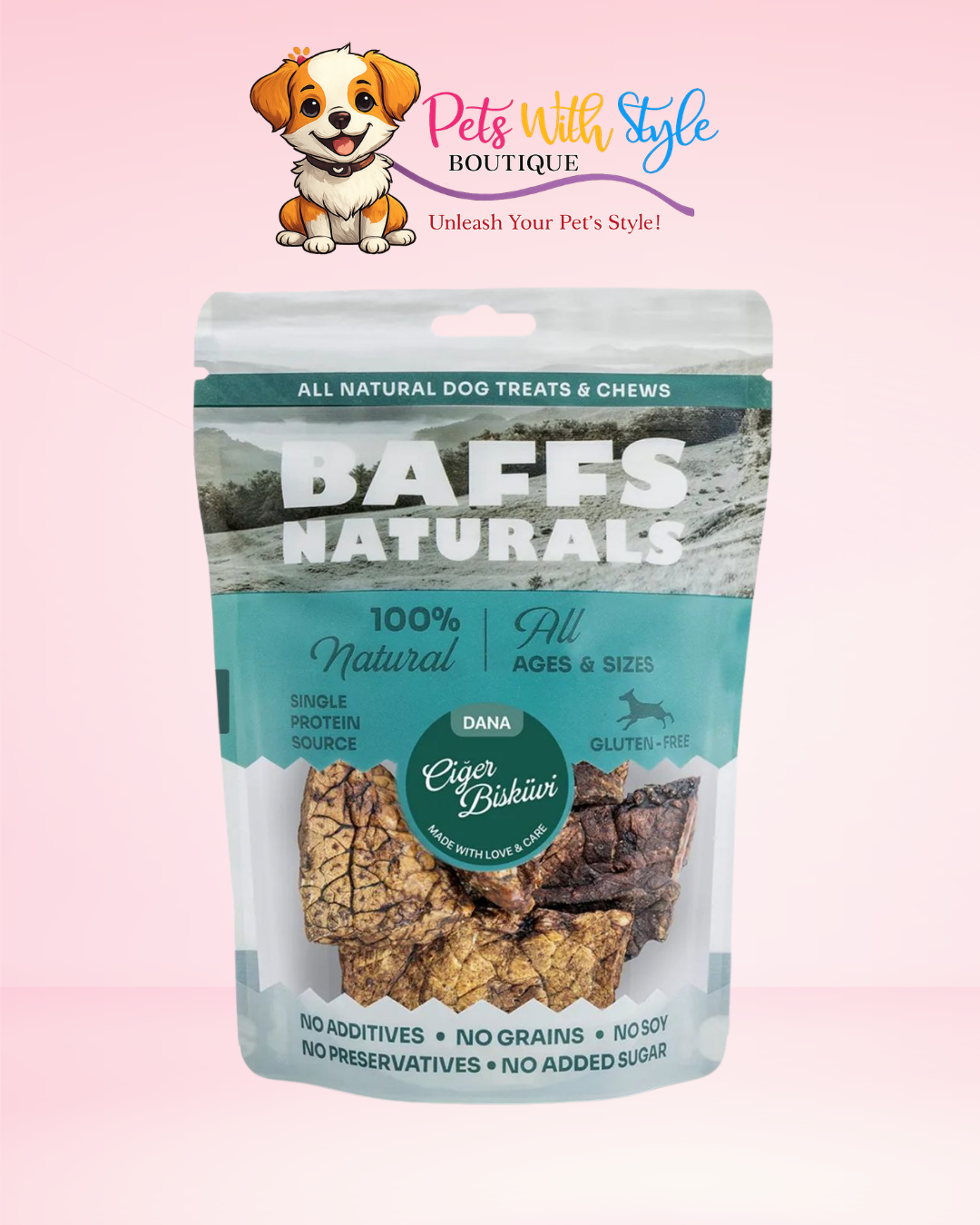 Baffs Naturals Dana Ciğer Bisküvi