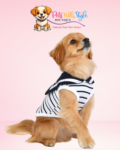 Pinkaholic Cordelia Köpek Kıyafeti – Klasik Zarifliğin Evcil Hayvan Kıyafeti