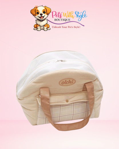 Olchi Cotton Soft Evcil Hayvan Taşıma Çantası – Yumuşak Pamuklu Köpek Kedi Taşıma Çantası