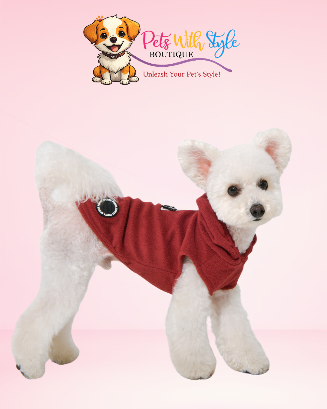 Puppia Zuko Wine Plaid Köpek Kazakı – Şarap Kırmızısı Ekose Evcil Hayvan Kazakı