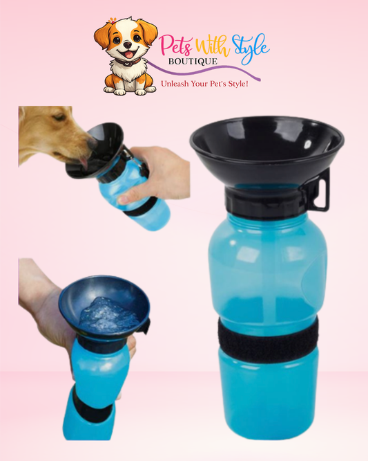 Kedi Köpek Matarası / Suluk / Bilekli / Sıkmalı