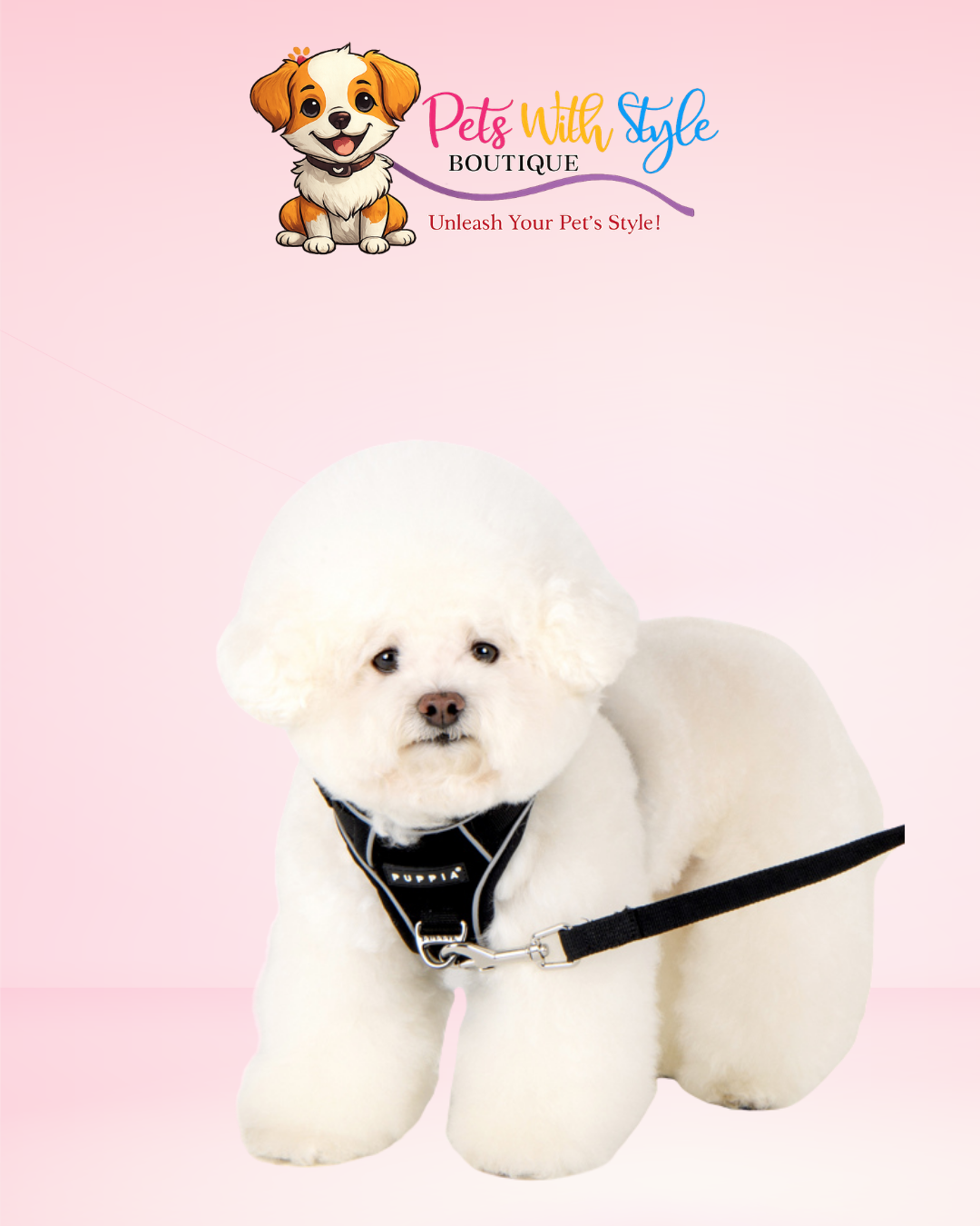 Puppia Terry Ayarlanabilir Göğüs Tasması – Yumuşak Dokulu Köpek Göğüs Tasması