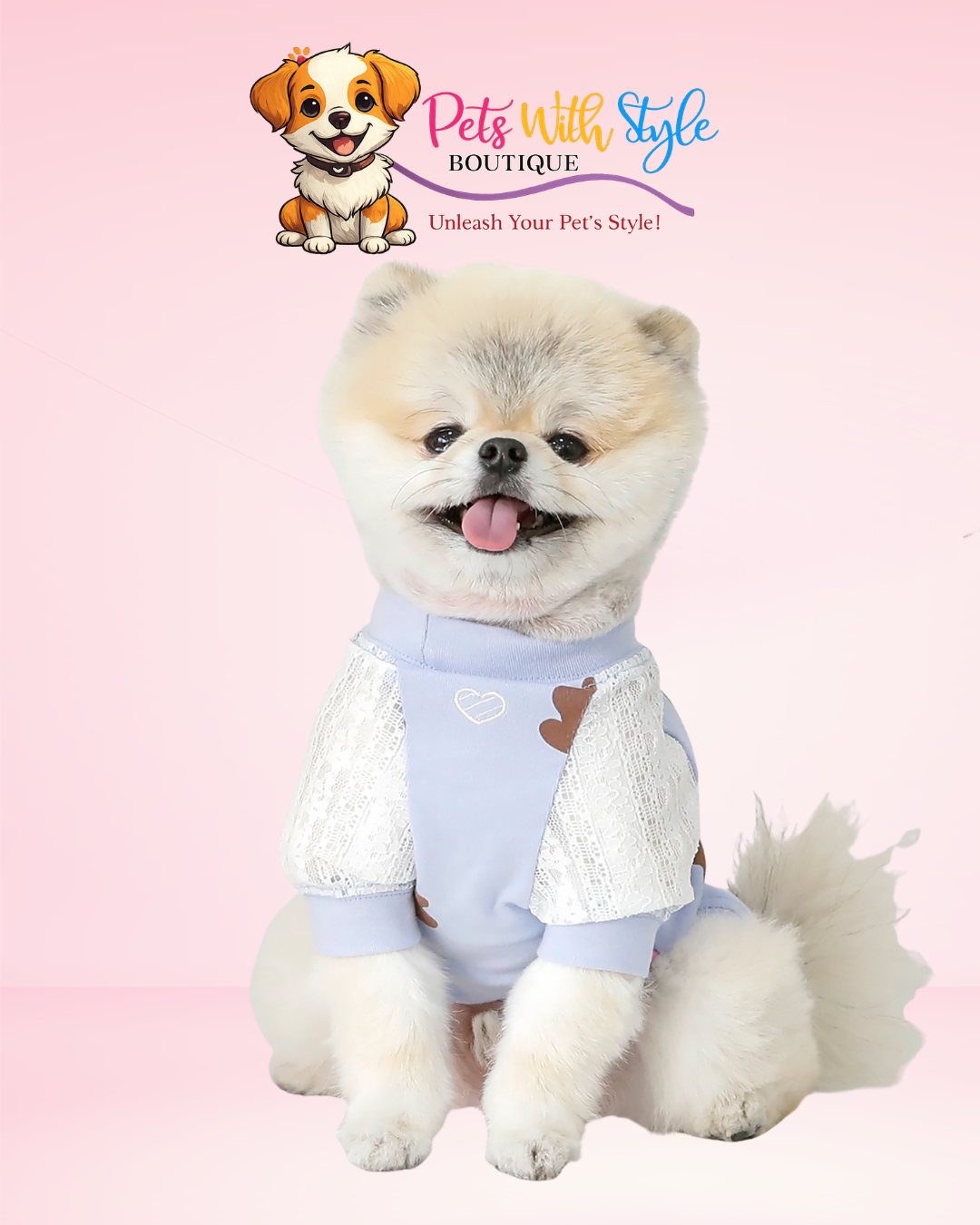 Pinkaholic Millie Köpek Kıyafeti – Sevimli ve Şık Evcil Hayvan Kıyafeti