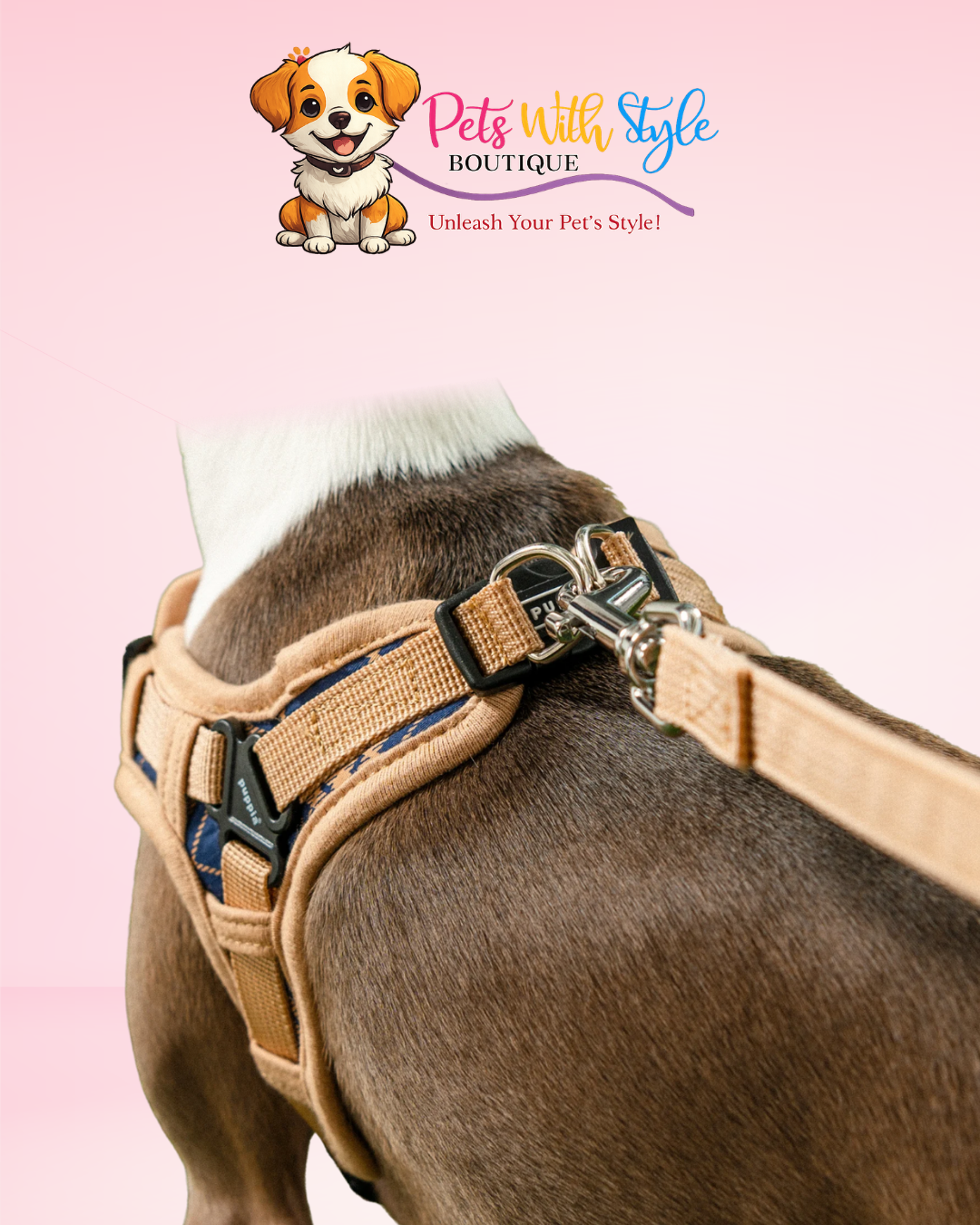 Puppia Corwin Ayarlanabilir Göğüs Tasması – Klasik Tasarımlı Köpek Göğüs Tasması