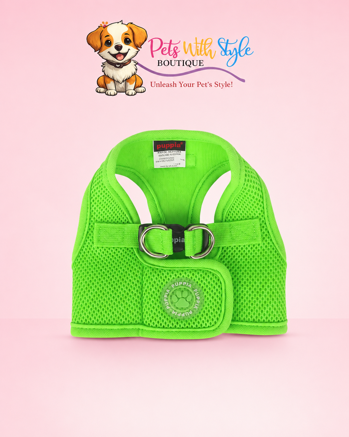 Neon Soft Vest Harnes Ayarlanabilir Göğüs Tasması