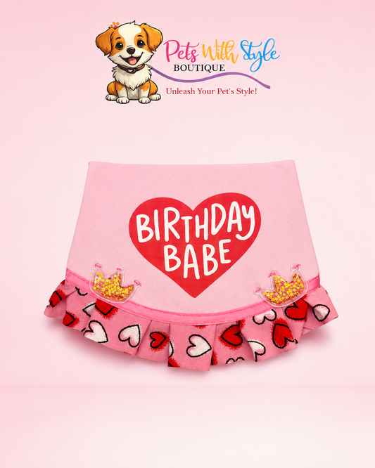 Doğum Günü  Kedi ve Köpek Bandana