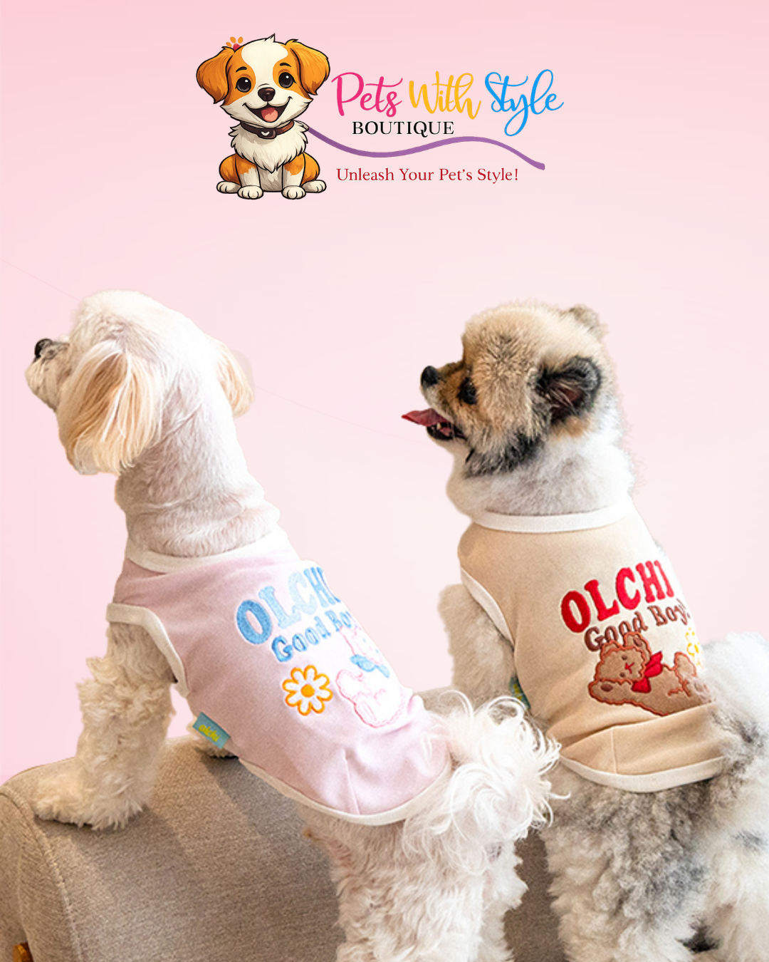 Olchi Good Bunny Köpek Kıyafeti – Tavşan Tasarımlı Evcil Hayvan Kıyafeti