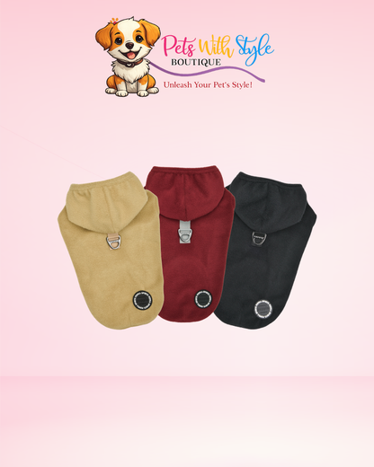 Puppia Zuko Wine Plaid Köpek Kazakı – Şarap Kırmızısı Ekose Evcil Hayvan Kazakı