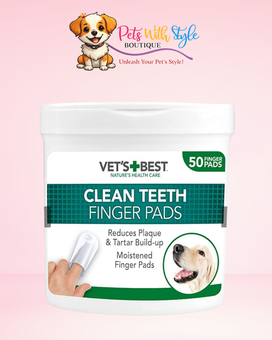 Vet's Best Köpek Diş Temizleme Parmak Pedi