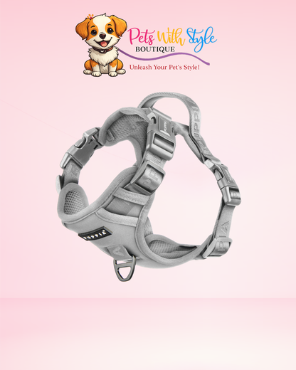 Puppia Jarek Harness Black Plaid Köpek Tasması – Siyah Ekose Koşum Göğüs Tasması