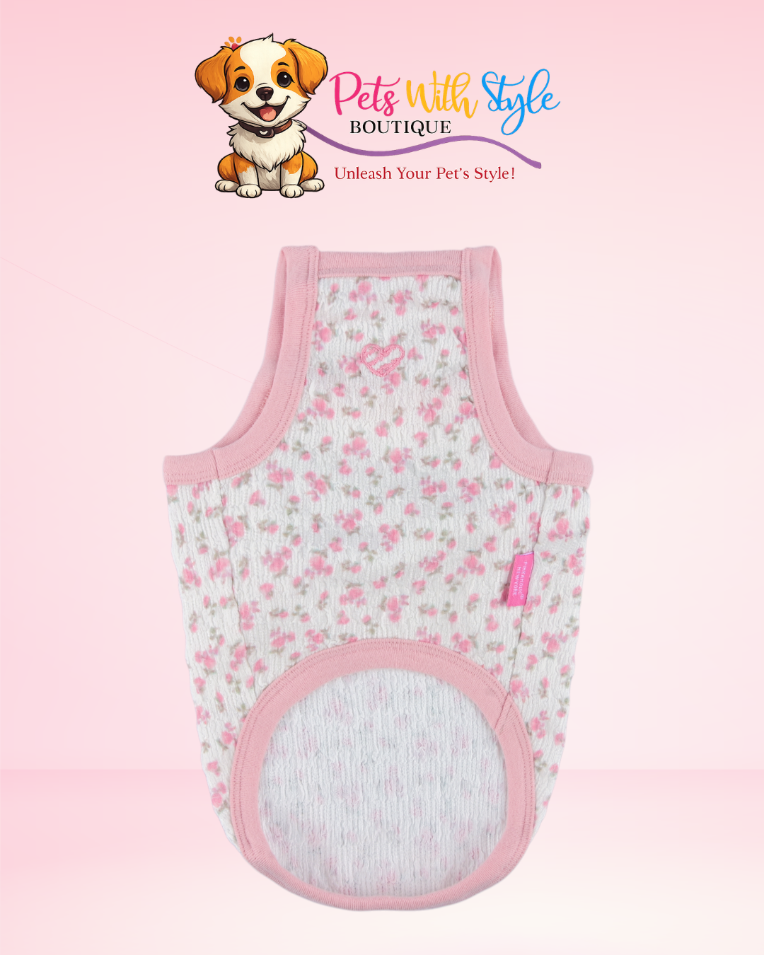 Pinkaholic Cherish Köpek Kıyafeti – Sevgi Dolu Tasarımlı Evcil Hayvan Kıyafeti