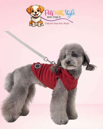 Puppia Zuko Wine Plaid Köpek Kazakı – Şarap Kırmızısı Ekose Evcil Hayvan Kazakı