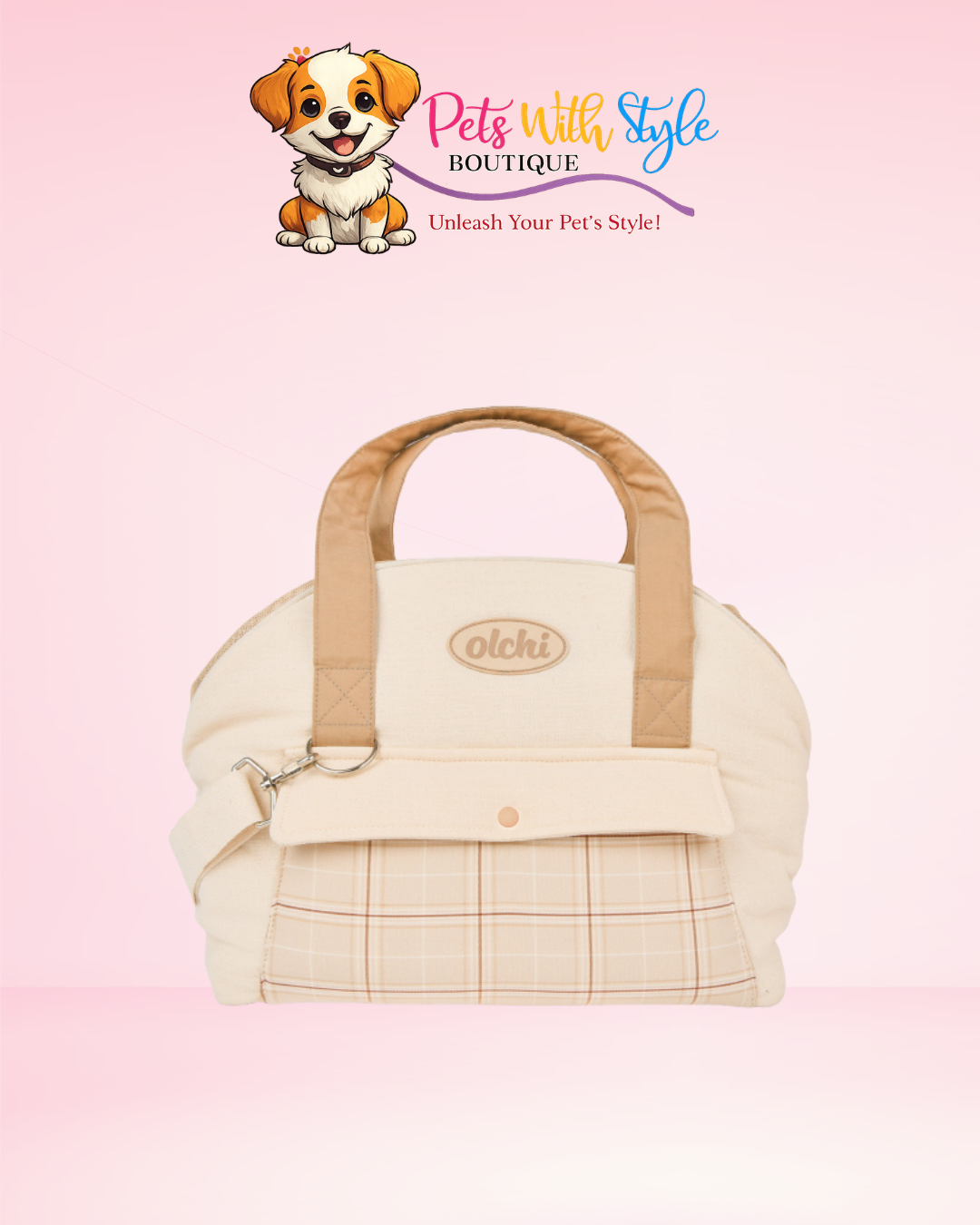 Olchi Cotton Soft Evcil Hayvan Taşıma Çantası – Yumuşak Pamuklu Köpek Kedi Taşıma Çantası