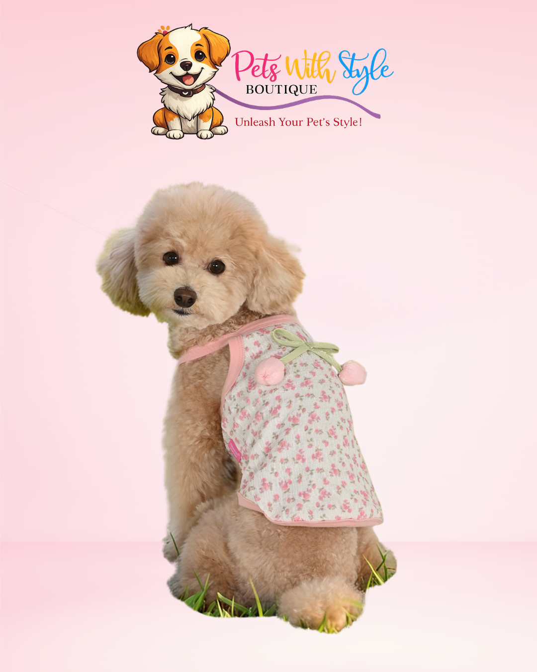 Pinkaholic Cherish Köpek Kıyafeti – Sevgi Dolu Tasarımlı Evcil Hayvan Kıyafeti