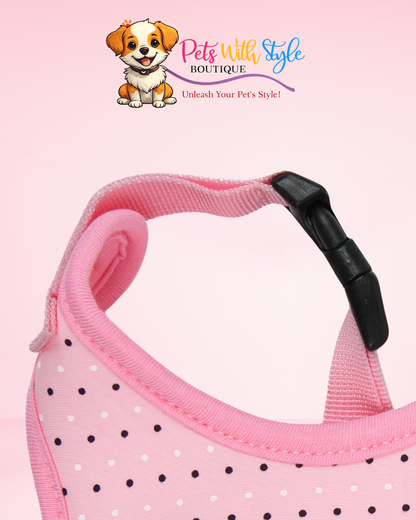 Pinkaholic Mila Ayarlanabilir Göğüs Tasması – Feminen Tasarımlı Köpek Tasması