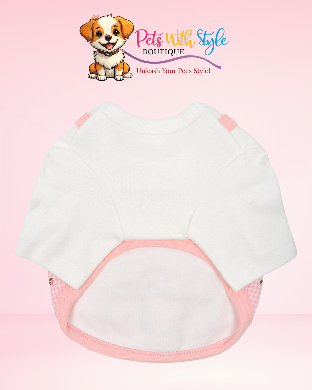 Olchi Ribbon Layered Pattern Köpek Kıyafeti – Katmanlı Kurdeleli Evcil Hayvan Kıyafeti