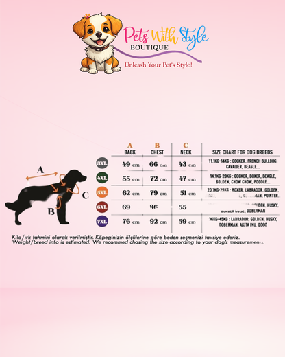 Orta ve Büyük Irk Köpek Gömlek