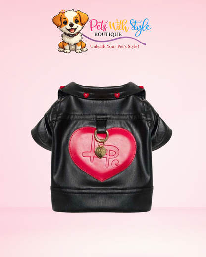 Love Biker Ceket Köpek Kıyafeti