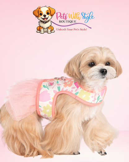 Pinkaholic Evanthe Flirt Harness Köpek Kıyafeti – Koşum Entegreli Feminen Evcil Hayvan Kıyafeti