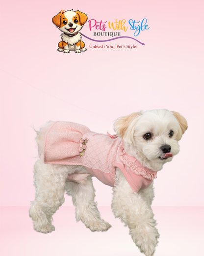 Pinkaholic Majesty Indian Köpek Elbisesi – Görkemli Hint Tasarımlı Evcil Hayvan Elbisesi