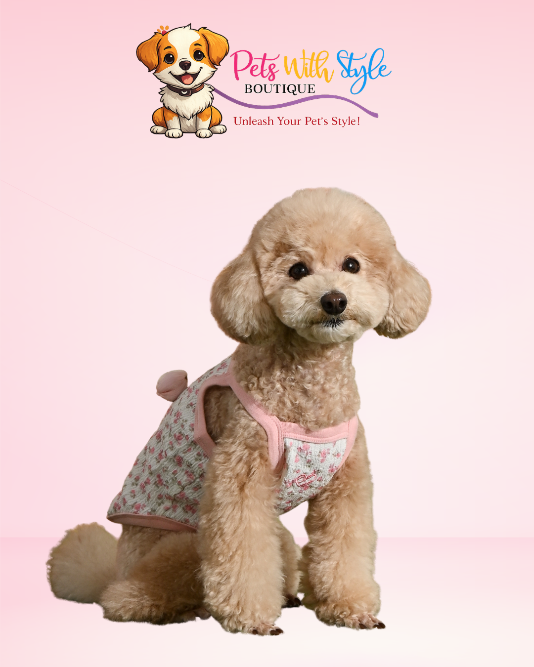 Pinkaholic Cherish Köpek Kıyafeti – Sevgi Dolu Tasarımlı Evcil Hayvan Kıyafeti