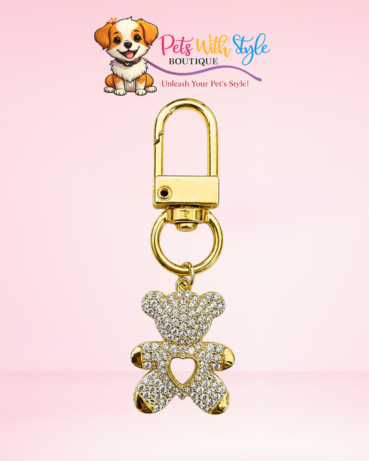 Ayıcıklı Charm Köpek Aksesuarı