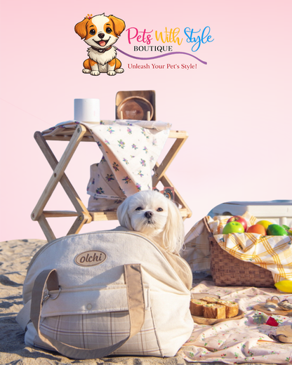 Olchi Cotton Soft Evcil Hayvan Taşıma Çantası – Yumuşak Pamuklu Köpek Kedi Taşıma Çantası