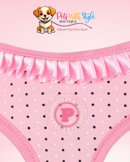 Pinkaholic Mila Ayarlanabilir Göğüs Tasması – Feminen Tasarımlı Köpek Tasması