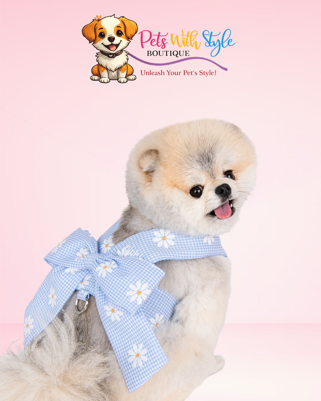 Olchi Candy Ayarlanabilir Göğüs Tasması – Tatlı Tasarımlı Köpek Göğüs Tasması