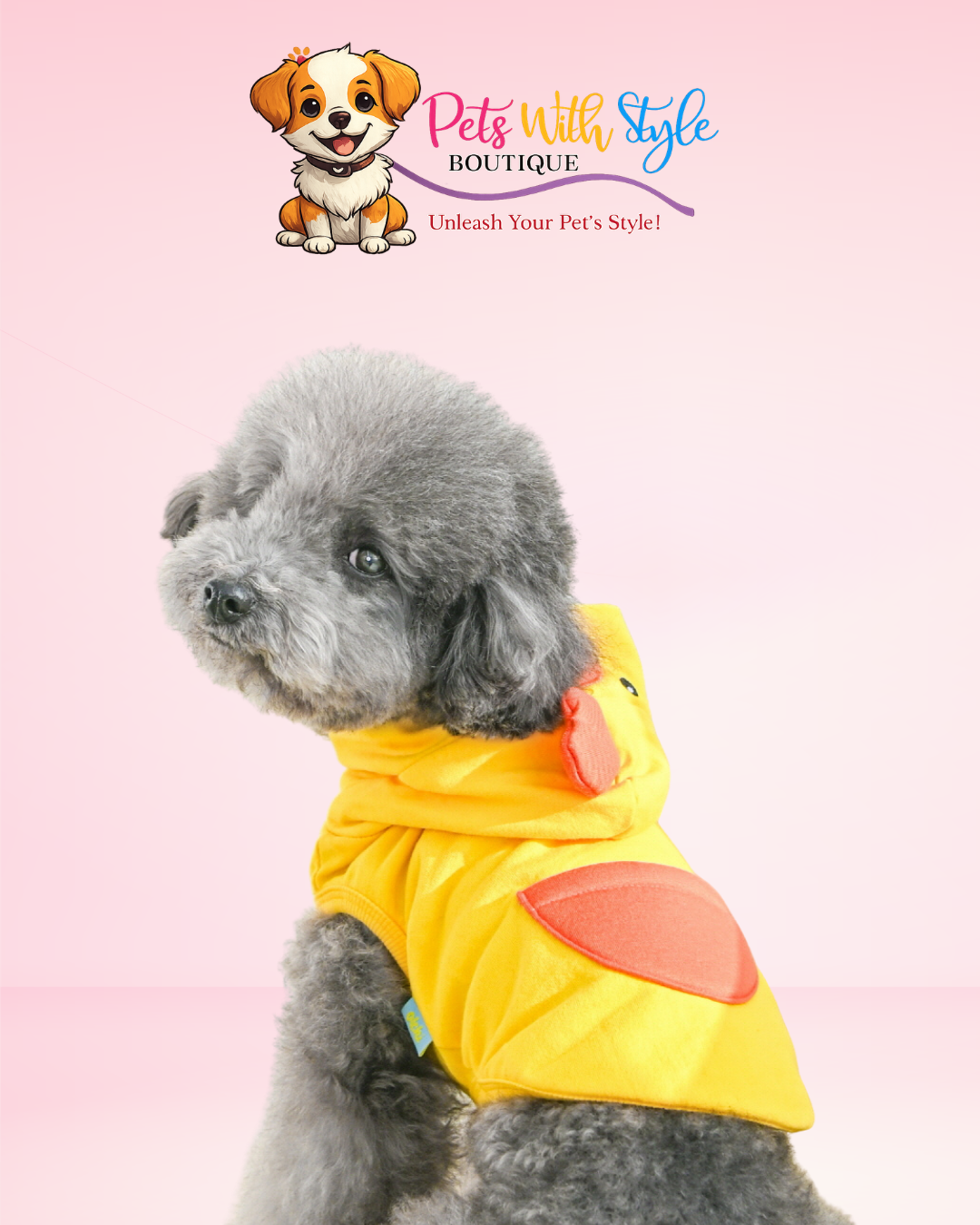 Olchi Animal Hoodie Köpek Kıyafeti – Hayvan Temalı Kapüşonlu Evcil Hayvan Montu