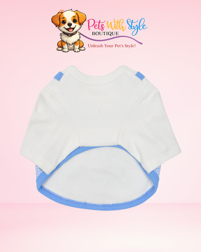 Olchi Ribbon Layered Pattern Köpek Kıyafeti – Katmanlı Kurdeleli Evcil Hayvan Kıyafeti