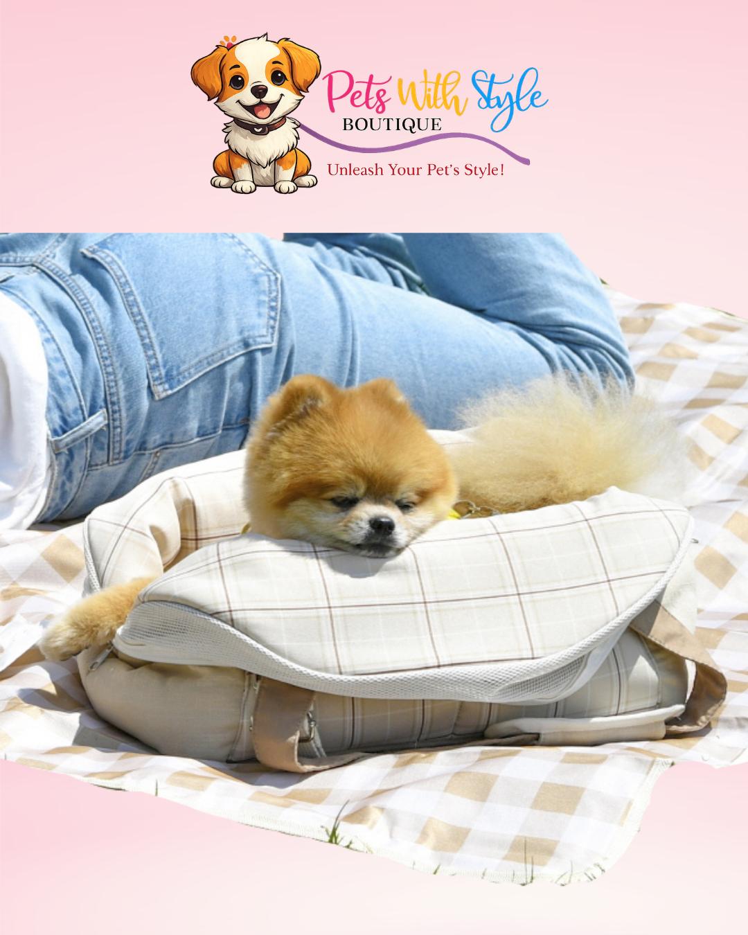 Olchi Cotton Soft Evcil Hayvan Taşıma Çantası – Yumuşak Pamuklu Köpek Kedi Taşıma Çantası