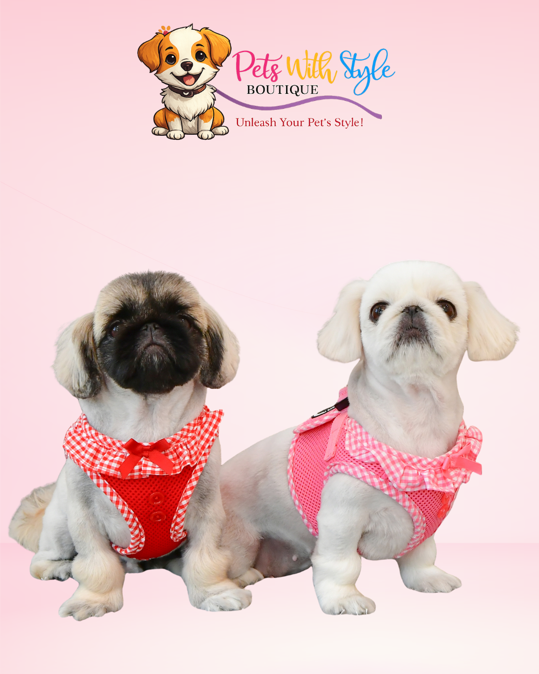 Puppia Vivien Ayarlanabilir Göğüs Tasması – Feminen Tasarımlı Köpek Göğüs Tasması
