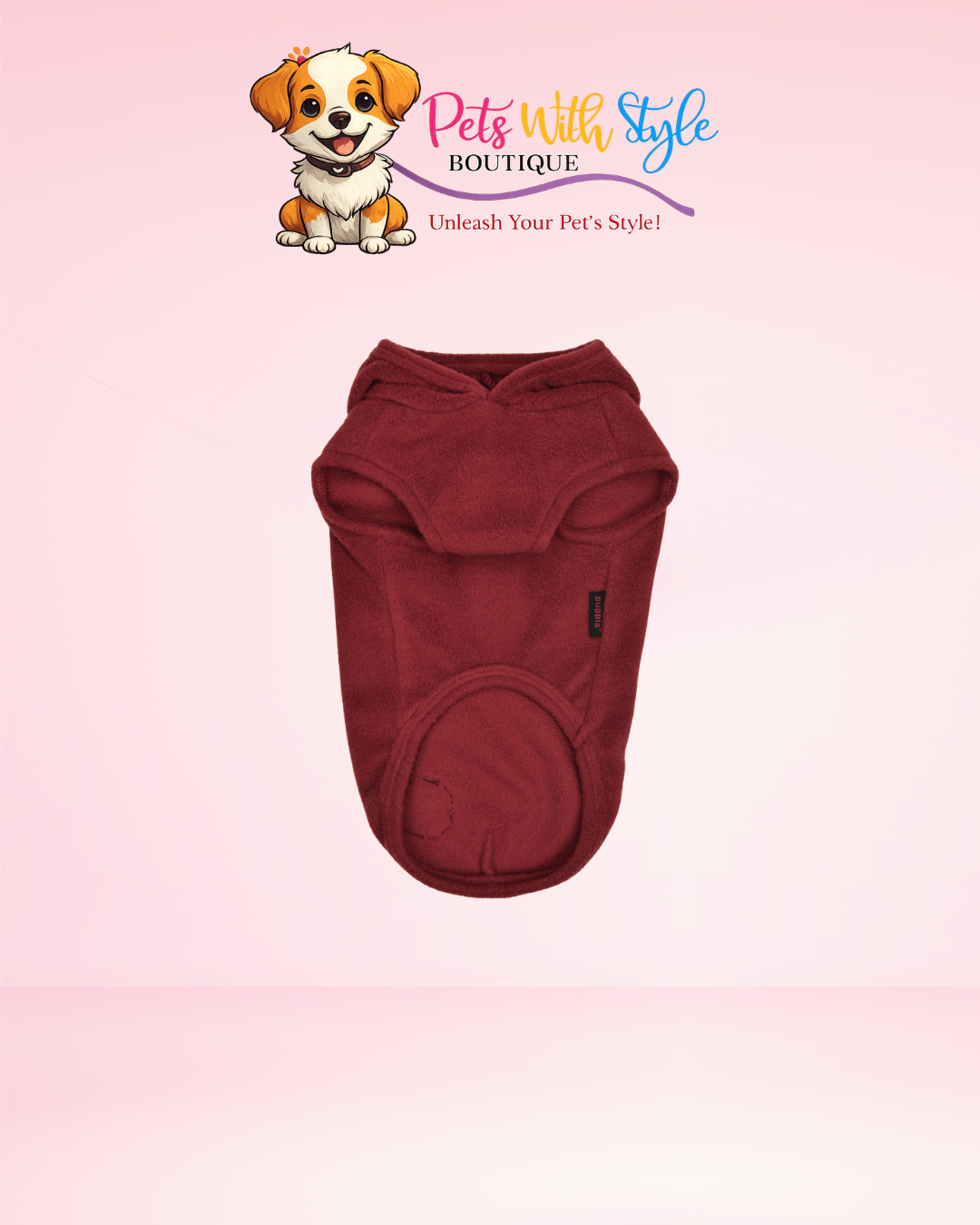 Puppia Zuko Wine Plaid Köpek Kazakı – Şarap Kırmızısı Ekose Evcil Hayvan Kazakı