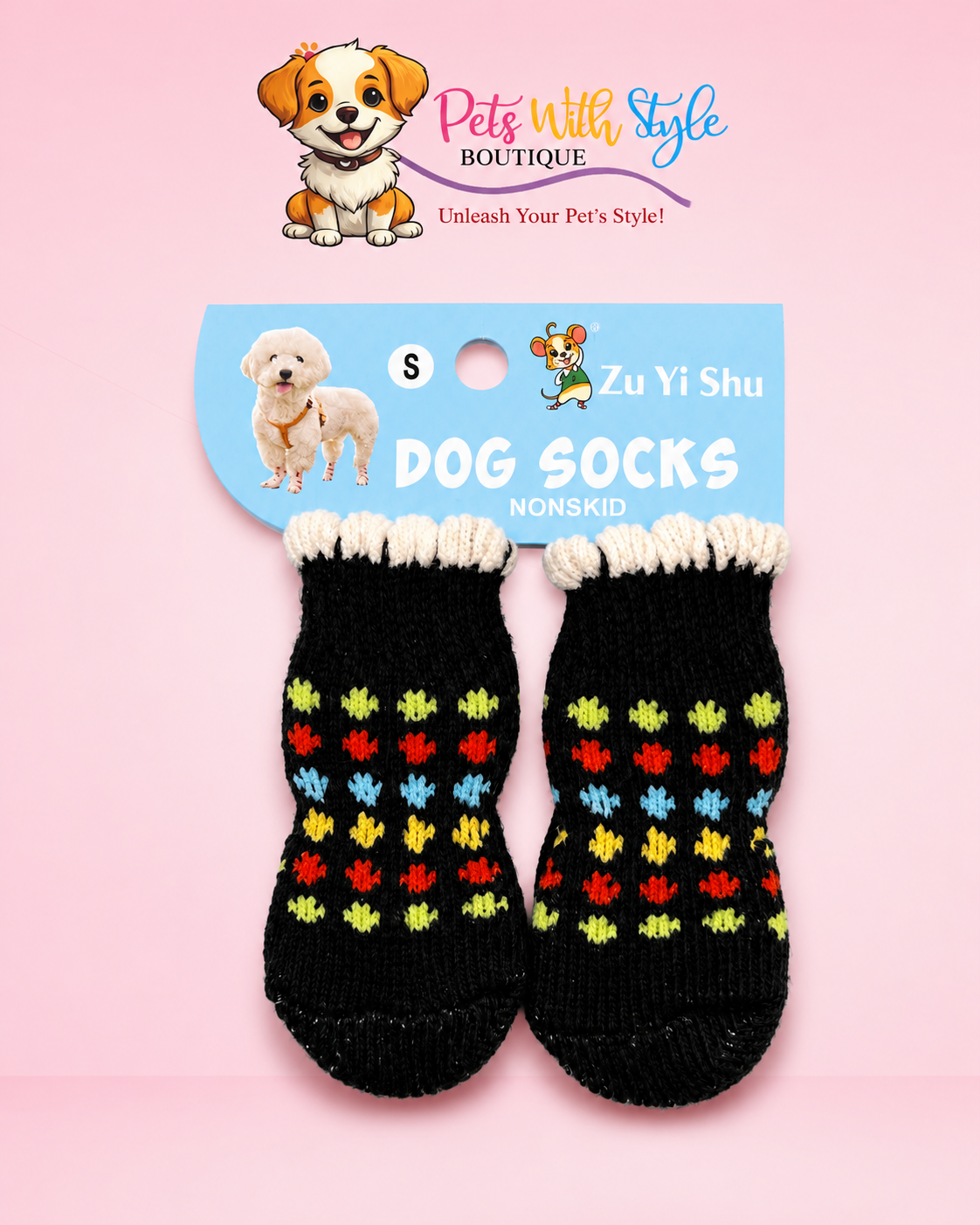 Kedi Köpek Kaydırmaz Tabanlı Çorap